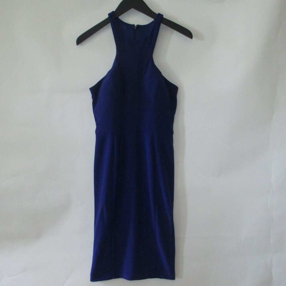 BLUE XSCAPE COCKTAIL DRESS - Picture 7 of 16